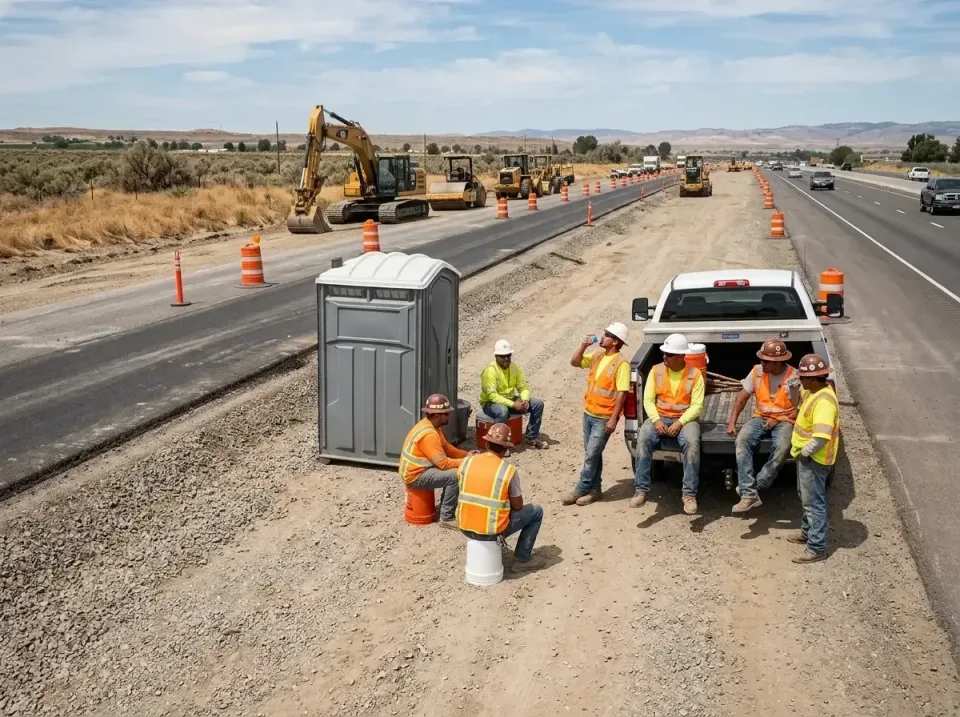 highway-road-construction-crew-007 — frequently asked questions, Porta Potty and Restroom Rentals in Hudson, NC